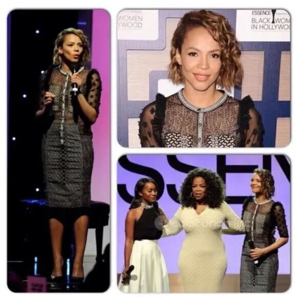 Beguile Byron Lars Anthropologie Allusion Sheath Midi Dress Size 4 - Picture 5 of 9